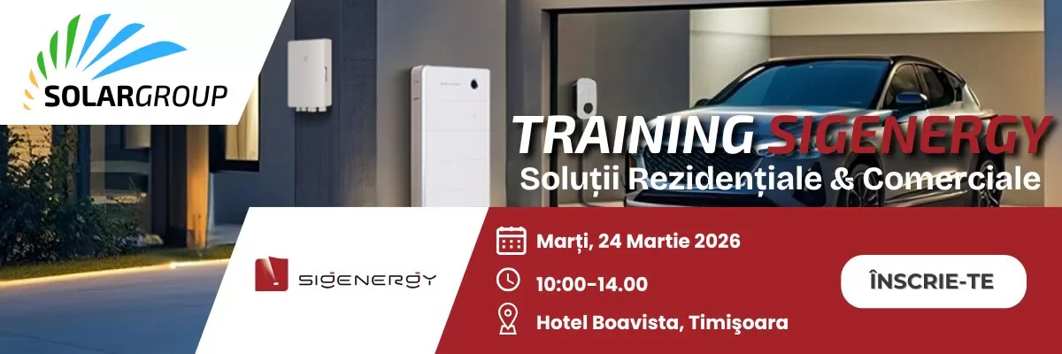 Training Solargroup x Sigenergy: Soluții Rezidențiale & Comerciale