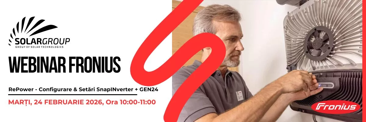 Fronius Webinar: RePower – Configurare & setări SnapINverter + GEN24