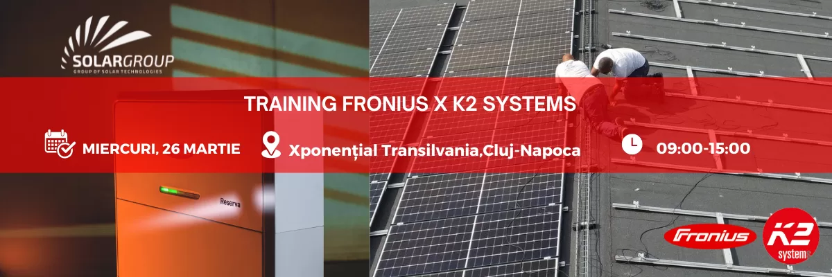 Eficiență și Inovație Solargroup alături de: Fronius și K2Systems