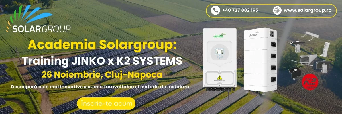 Academia Solargroup: Training Jinko Solar și K2 Systems