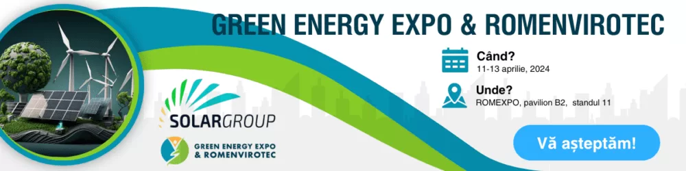 Vino la Standul Solargroup în cadrul GREEN ENERGY EXPO & ROMENVIROTEC București