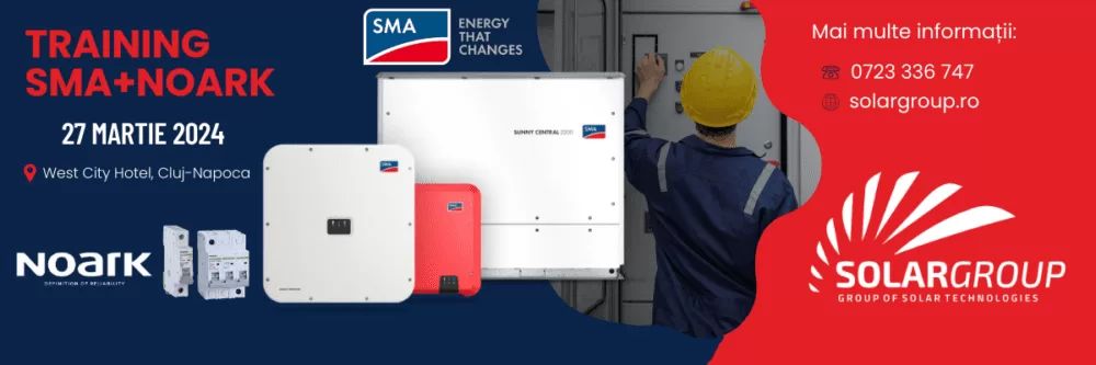 Uniți pentru eficiența maximă: Training Solargroup în colaborare cu SMA&NOARK
