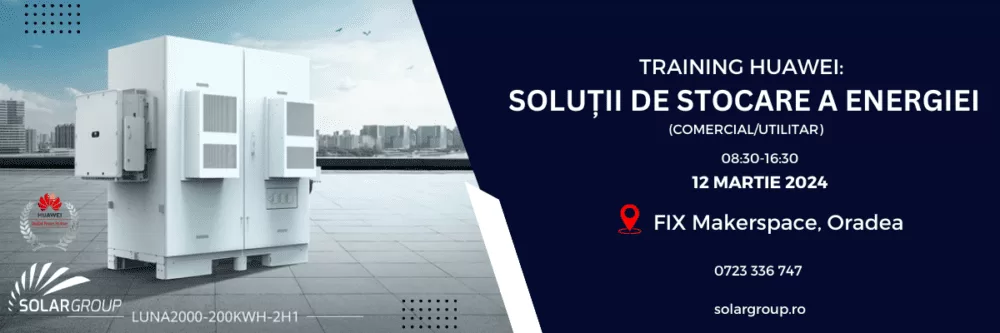 Învață de la Experți: Training Solargroup alături de Huawei