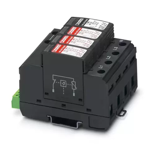 Phoenix Contact 230/3+1-FM T1/T2 descărcător de supratensiuni AC