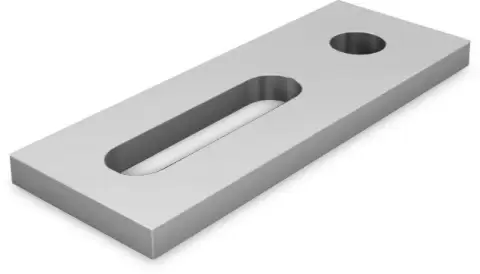 Placa de adaptare M12 aluminiu 40x90