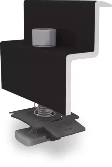 Clema de capat K2 Systems S| EndClamp Black Set 37-38