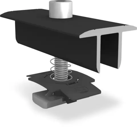 Clema de mijloc K2 Systems S| MiddleClamp XS Set Black 45-48