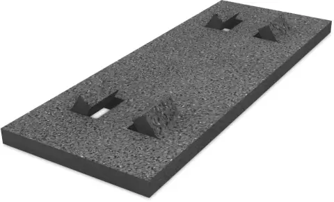 Covor de protectie a cladirilor K2 Systems S| Dome BSP-Mat Alu 470x180x18