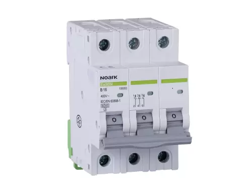 NOARK Mini Intrerupator 6KA B 16A 3POLI EX9BN3PB16