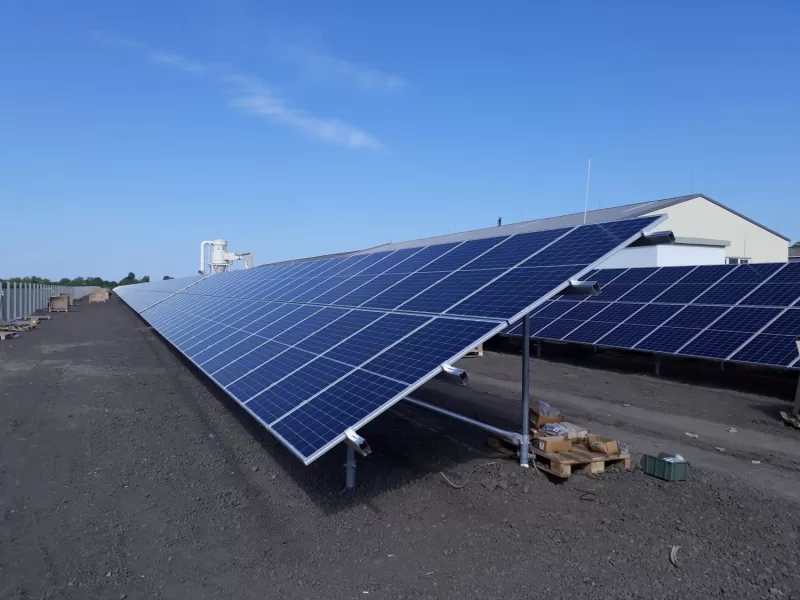 Parc fotovoltaic de 500 kW-Bélmegyerét